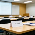 Conference Materials & Documents Table Signs & Triangular Place Cards