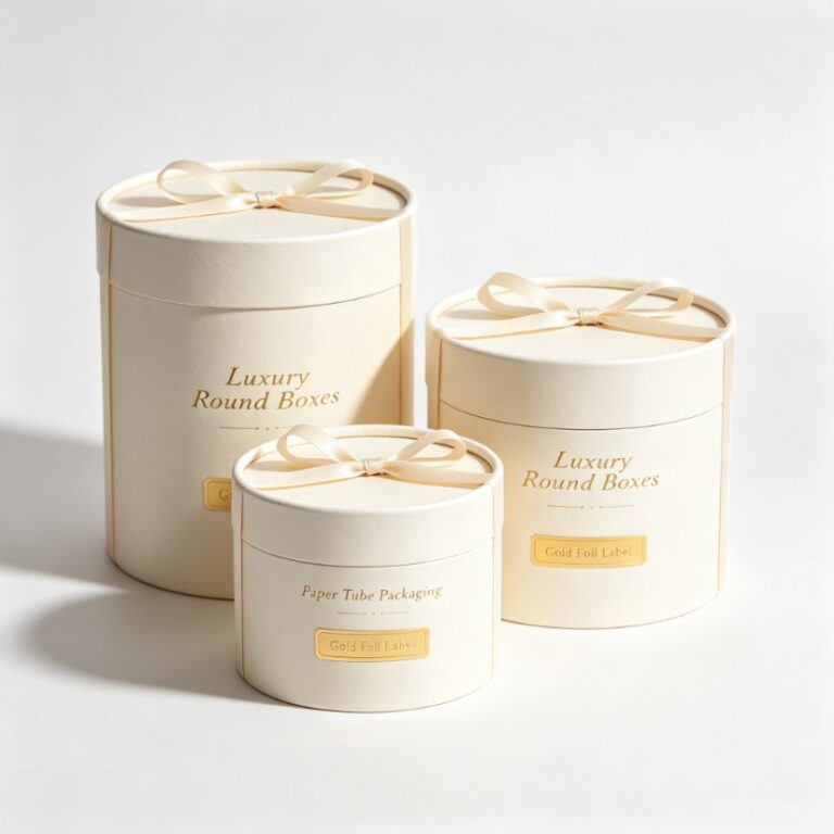 Premium Gift Box Cylinder Rigid Box