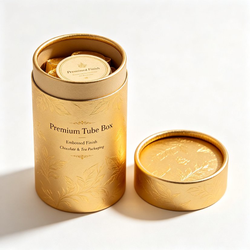 Premium Gift Box Cylinder Rigid Box