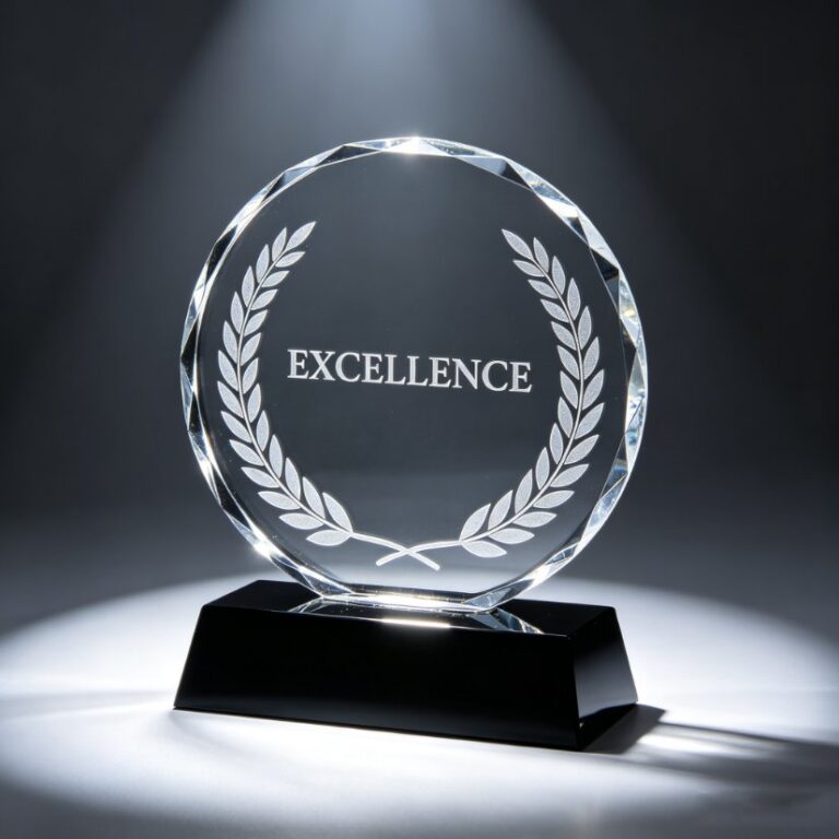 Signage, Signs & Medals Crystal & Glass Laser Engraved Medals