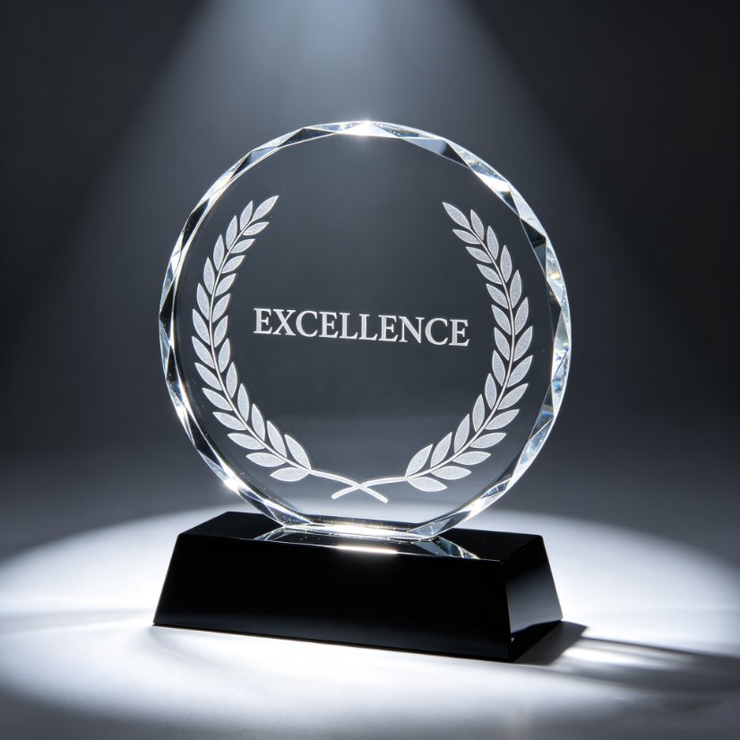 Signage, Signs & Medals Crystal & Glass Laser Engraved Medals